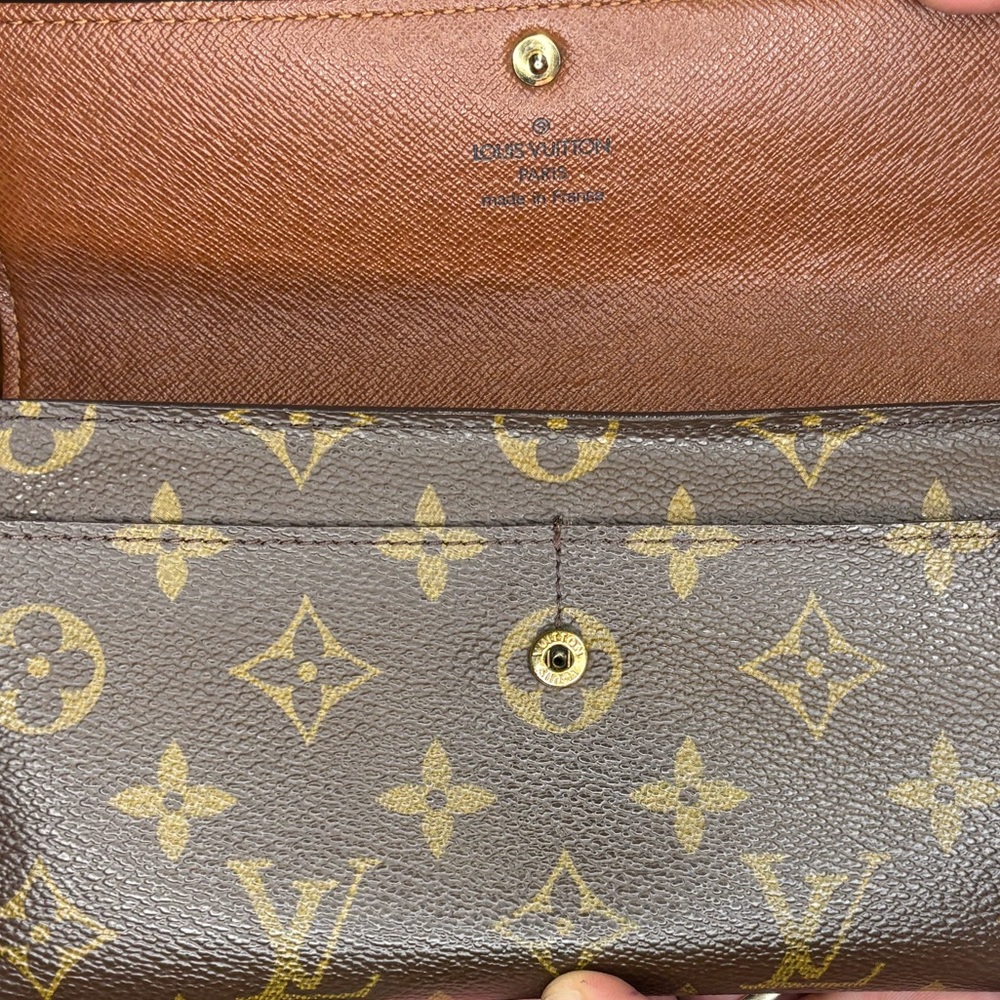 Louis Vuitton Sarah Wallet Monogram Canvas Auth COA CT002 w Box - Picture 6 of 15